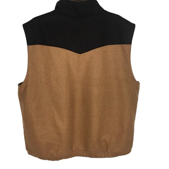 Cinch  Concealed Carry Vest Mens XXL Brown Black Wool Blend Western Aztec Lined - Picture 15 of 16